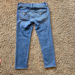 Hudson Jeans Collin Straight Mid Rise Cropped Jeans in Women's Size 30 Raw Hem Photo 2
