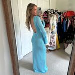 Showpo blue knit maxi dress Photo 2