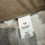 LOGO By Lori Goldstein LOGO Life by Lori Goldstein Waffle Knit Wide Leg Pant 1X Tan Pull On Casual NWOT Photo 3