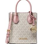 Michael Kors NWT Mercer Extra-Small Logo and Leather Crossbody Bag Photo 0