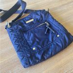 American Eagle Navy Puffer Style Crossbody Bag  AEO EUC Adjustable Zip Photo 1