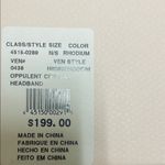 David's Bridal Stunning Opulent Crystal Silver Headband Bride Formal Quinceanera Party … Photo 10