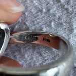 James Avery VINTAGE  Silver Heart Knot Ring Size 7.5 Photo 2