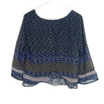Patrons of Peace  Bohemian Open Back Blouse Size Medium Photo 5
