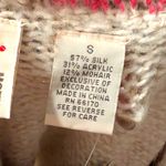 Anthropologie 🆕  MOTH Small NWT Cream Floral Off Shoulder Cardigan Sweater Silk Photo 6