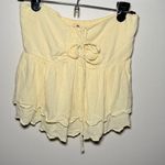 Hollister ⋆ butter yellow tiered halter babydoll top Photo 0