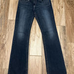 Big star  Women's Remy Boot Low Rise Fit Dark Wash Boot Cut Denim Jeans Photo 0