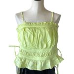 Free People NWOT Gabby Tube Top Lime Green XL Photo 0