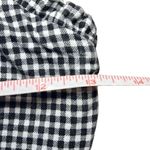 Forever 21 Small Black White Gingham Plaid Crop Tank Top Milkmaid Ruffles Rodeo Photo 4