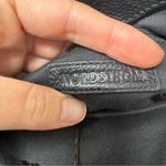 Nordstrom Black Pebbled Leather Crossbody Handbag Purse Bag Fringe Tassel Photo 8