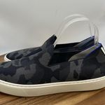 Rothy's The Original Slip On‎ Sneakers Low Top Black Gray Camo Women's 9.5 Photo 2