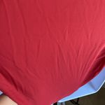 One Piece Ruched swimsuit size 6 molded cups built in bra red rust slimming Photo 3