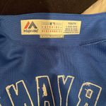 Majestic  MLB Chicago Cubs #17 Kris Bryant Button Up Jersey Cool Base Size Large Photo 2