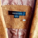 Haoduoyi  Faux Seude Jacket, Size XXL, New Without Tag Photo 8