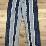 The Ragged Priest NEW Breacher Two ToneDenim Fray Trim Jeans Sz 26 Free People Sz 26 Photo 0