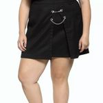 Hot Topic Double Chain Mini Skirt Womens Plus Size 1 Black Goth Rock School Girl Photo 0