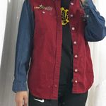 Tommy Hilfiger vintage denim jean motorcycles buttondown longsleeve Photo 5