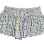 Free People Gobi Pleated Skort in Cornflower Blue Combo Polka Dot Size Large Photo 3