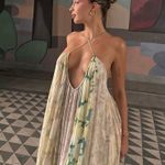 ZARA  Floral Halter Dress flowy summer casual vacation bohemian  Photo 7