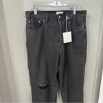 Pistola NWT  Cassie Super High Rise Straight Black Nightshade Size 31 Photo 1