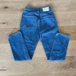 GRLFRND  - The Karolina High Rise Straight Crop Denim Jeans in Blue Photo 4