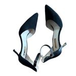 Louise et Cie  black suede kitten heels sz 7 Photo 4