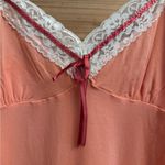 Old Navy Y2K  Size Small Coquette Romantic Lace Bow Stretchy Babydoll Tank Top Photo 5