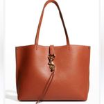 Rebecca Minkoff Megan Leather Shopper Tote Bag in Caramello Photo 0