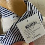 Club Monaco NWF  Striped Trim Sweater Tank Photo 3