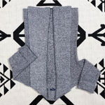 Splendid Briarwood Open Front Wool Bland Knit Cardigan in Marled Gray XS Photo 4