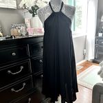 Elan VENUS Black Halter Swim Cover-Up Dress | Flowy Resortwear | Size M Photo 1