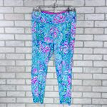 Lilly Pulitzer Weekender High Rise Midi Leggings in Multi Swizzle Print Size XXL Photo 2
