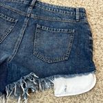 Sincerely Jules Distressed Denim Frayed Hem Shorts Photo 7