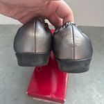 Aerosoles  Beckon Silver Leather Quilted Toe Flats Size 8.5 Photo 2