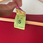 Save The Queen Dress Red Paisley Printed Long Sleeve Boho Mini Dress Size S Photo 4