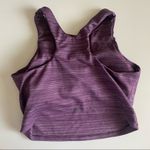 Athleta  Conscious Crop in Powervita purple crop top‎ high neck Photo 4