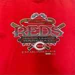 None Cincinnati Reds Baseball T-shirt Size Large red crewneck short sleeves Photo 1