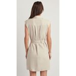 Ellen Tracy  LINEN BLEND SHIRT DRESS NWT small (b46 ) Photo 2