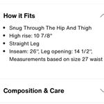 Levi's Levi’s Premium Wedgie 501 button fly SZ 24 Photo 4