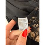 Muse Black & Nude Lace Bodice Boned Sweetheart Neck Bodycon Mini Dress Size 2 Photo 6