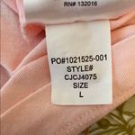 NYDJ Pink Relaxed Short Sleeve Tee Photo 8