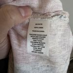 Magaschoni 100% Linen Patchwork Paisley Button Down Blouse Womens XS Long Sleeve Photo 4