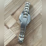 Citizen Eco-Drive Solar Ladies Watch Two Tone Bracelet White Dial Date Window Photo 8