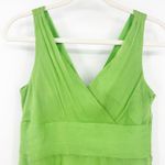 J.Crew Womens Sophia Sleeveless V-Neck Crepe 100% Silk Cocktail Party Dress 8P Photo 3