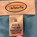 Talbots Irish Linen Turquoise Lined Pantsuit Size 16 Photo 14