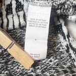 Lucky Brand  Black White Knit Moto Jacket Medium Photo 6