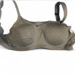 Nike  Dri-Fit Sports Bra Grey 36DD Underwire  Photo 2