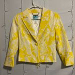 Antonio Melani  Yellow and White Floral Blazer Photo 1