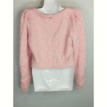 For Love & Lemons  Anastasia Cropped Cardigan in Carnation Womens M Coquette Girl Photo 5