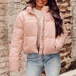 Boutique Pink Puffer Coat Photo 0